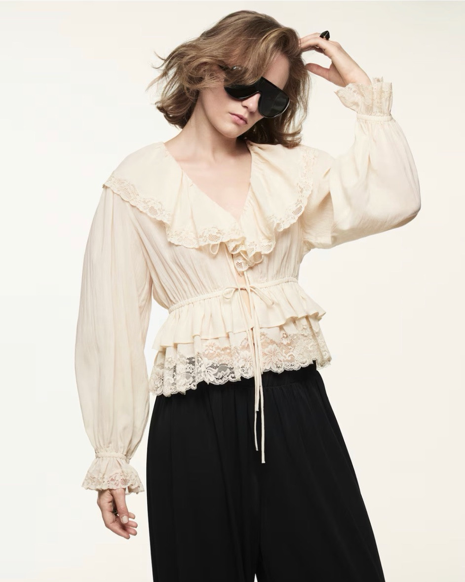 Boho ruffle detail top

#LTKSeasonal