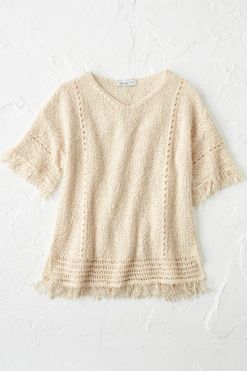 Fringe Delight Sweater | Coldwater Creek