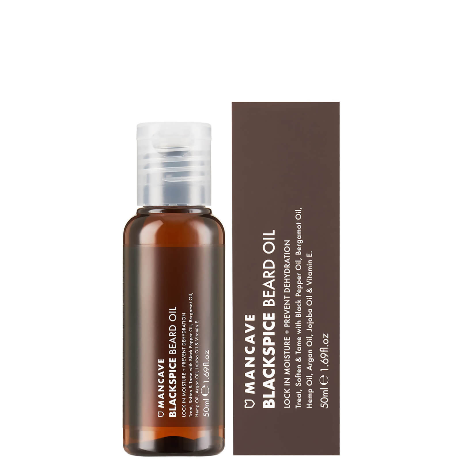 ManCave Beard Oil - Blackspice 50ml | Look Fantastic (ROW)