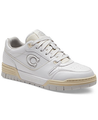 SoHo Leather Lace-Up Casual Sneakers | Macy's