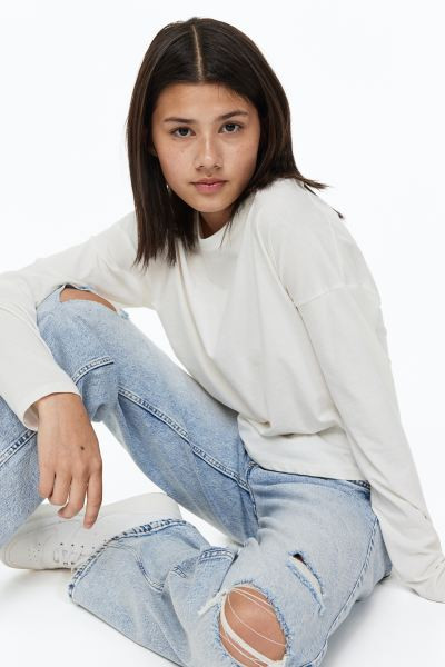 Wide Leg Low Jeans | H&M (US + CA)
