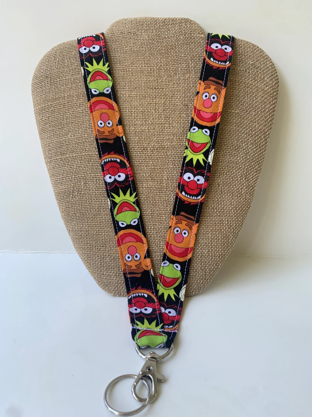 Muppets Character Lanyard, ID Badge Holder Animal Lanyard, Kermit Lanyard, Miss Piggy Lanyard, Fo... | Etsy (US)