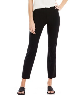 Eileen Fisher Washable Stretch Crepe Slim Leg Ankle Pants | Dillard's | Dillard's