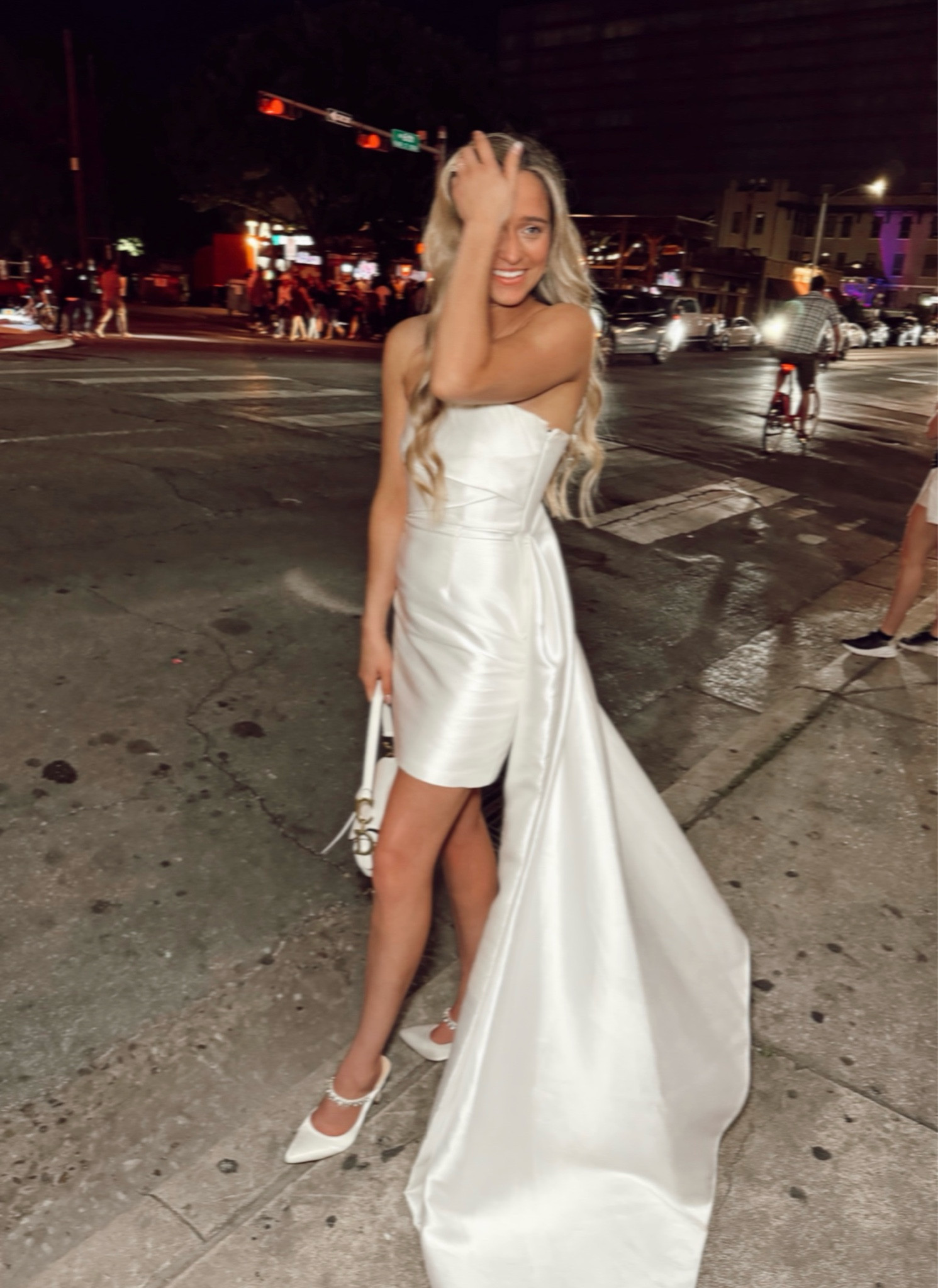 Wore the Solace London Meyer dress for my rehearsal dinner.

The brand does run small and recommend going up a size! 

#LTKparties #LTKU #LTKwedding