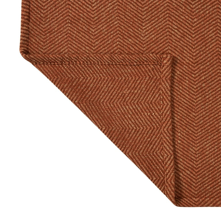 Beautiful Rust Woven Herringbone Throw by Drew Barrymore, 50" x 60" | Walmart (US)