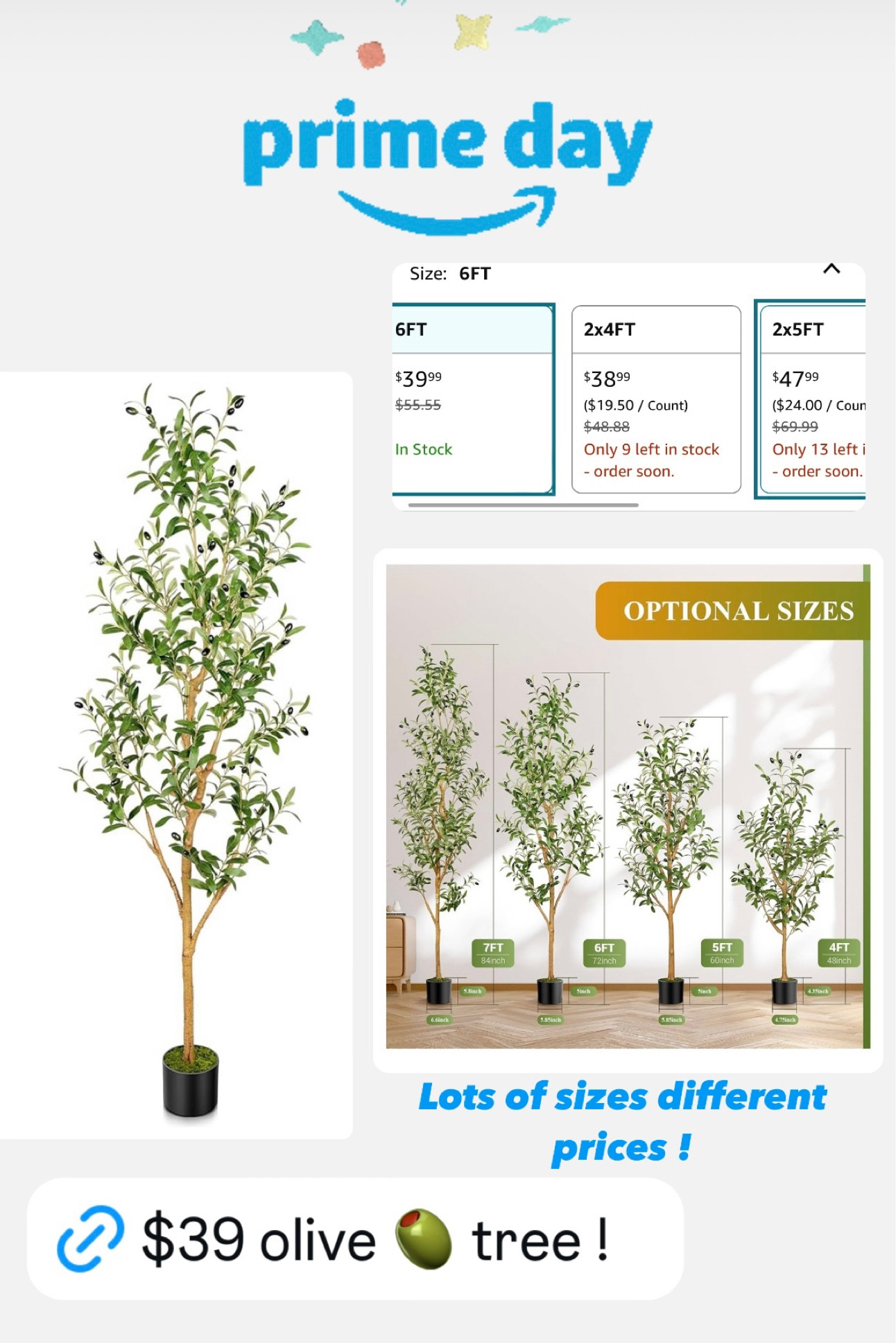 The best 6ft priced olive tree 🫒! 

#LTKSaleAlert