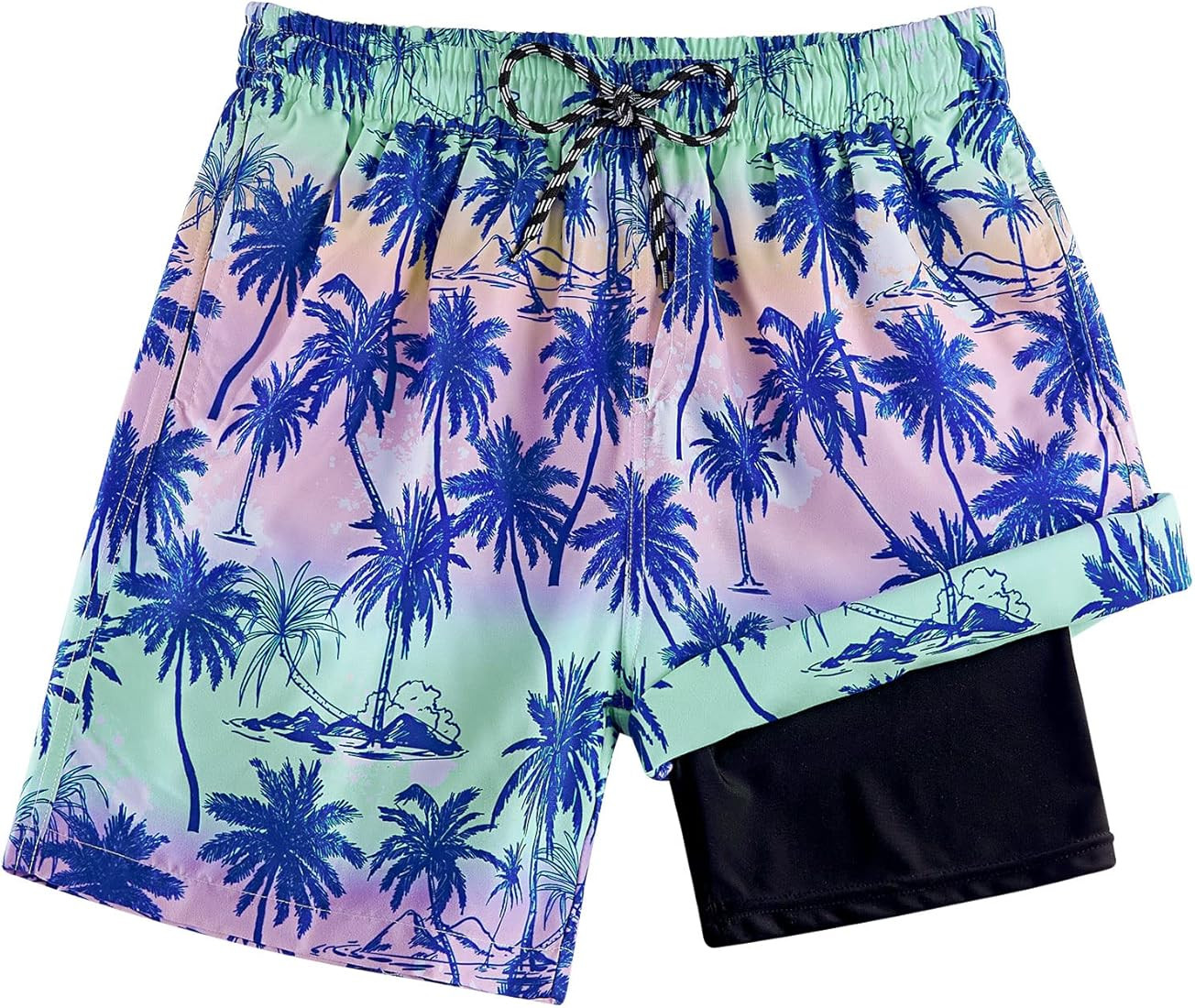 Cozople 7-20T Boys Swim Trunks Boxer Brief Liner Swim Shorts Quick Dry Bathing Suit Compression S... | Amazon (US)