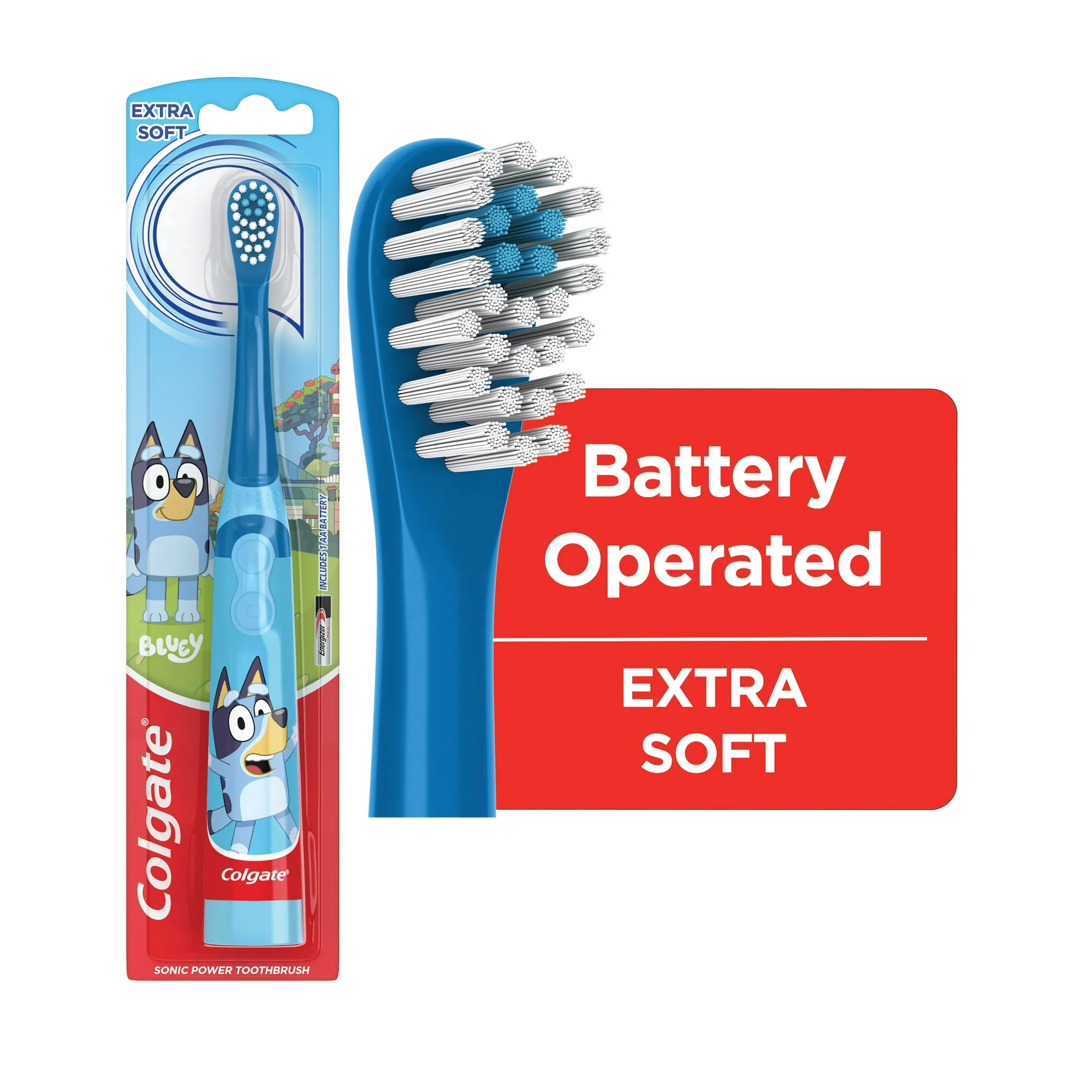 Colgate Kids Battery Toothbrush, Bluey Toothbrush, 1 Pack - Walmart.com | Walmart (US)