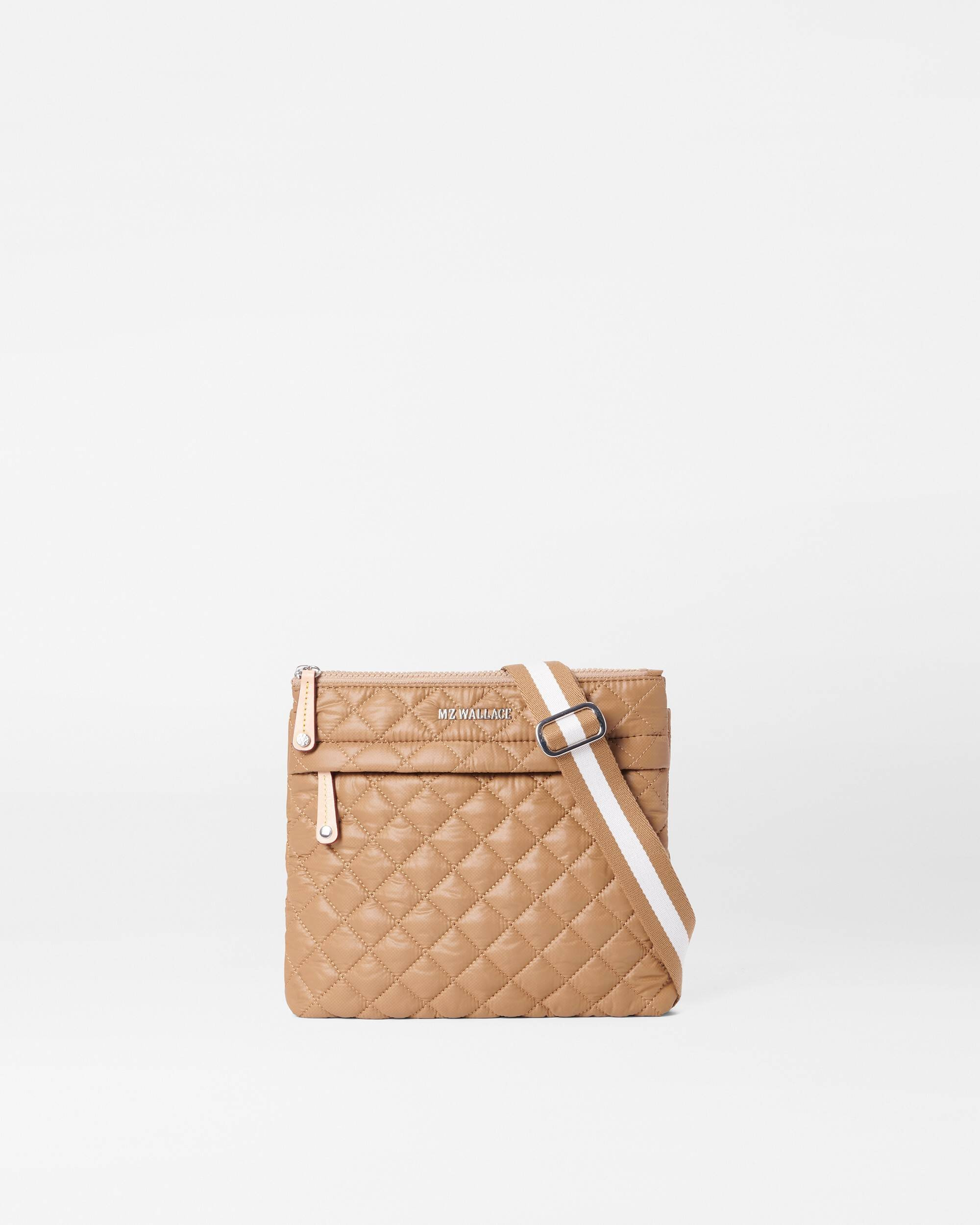 Caramel Metro Flat Crossbody | MZ Wallace