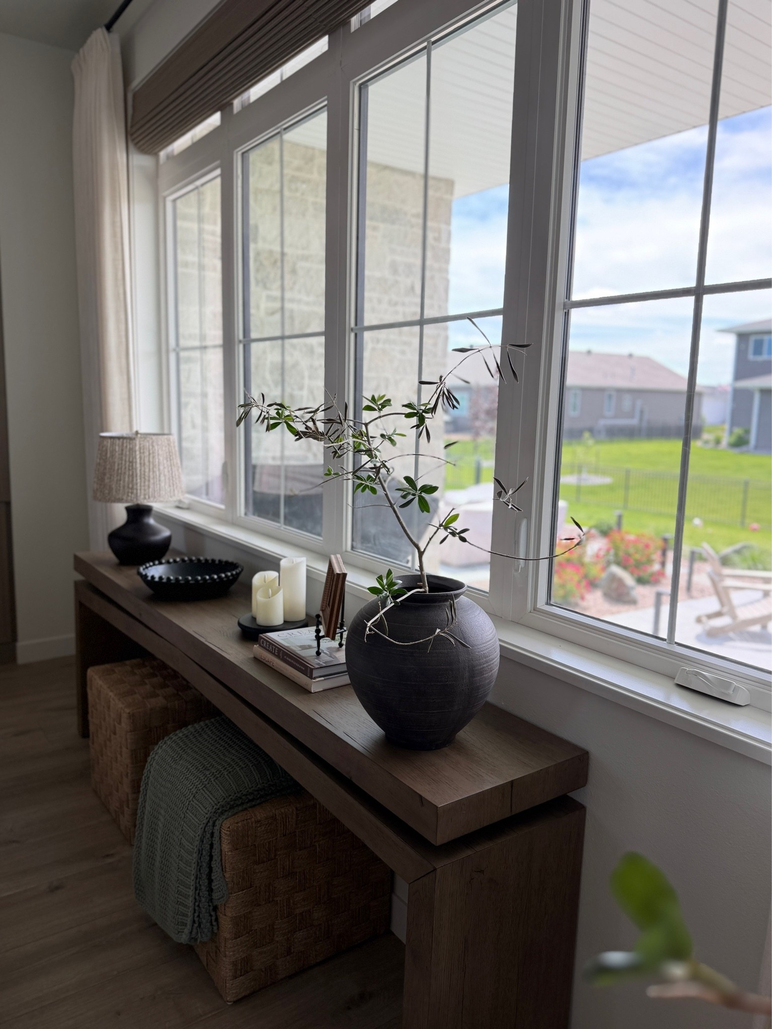This large $40 base is back in stock! Looks like something from Pottery Barn but it’s from target. Perfect for faux florals, but I paired it with my live olive tree.

#LTKHome