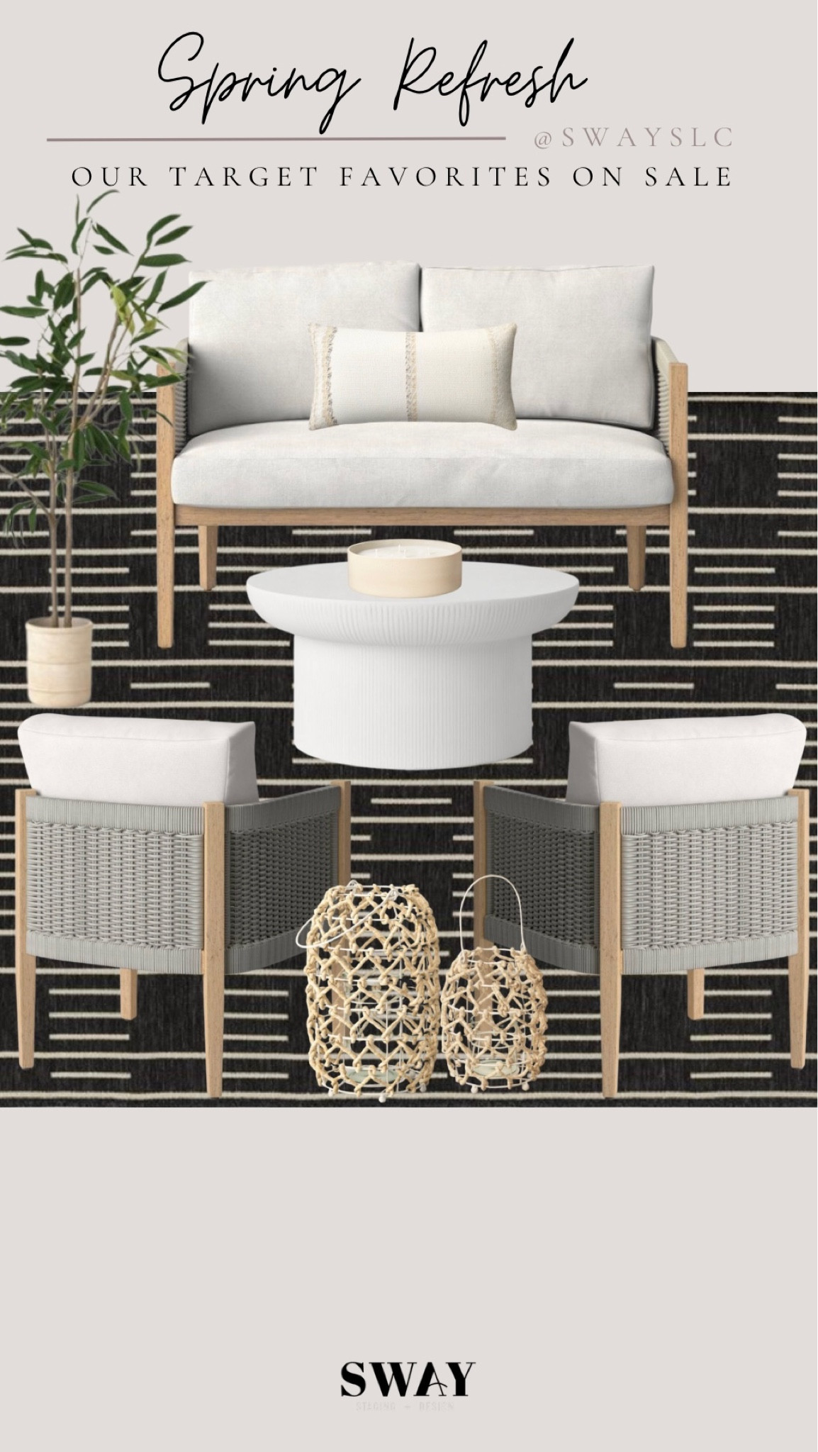 Outdoor sale at Target✨ 
Outdoor patio, outdoor chair, lanterns, rug, side table, patio styling, Target, decor 

#LTKstyletip #LTKsalealert #LTKhome