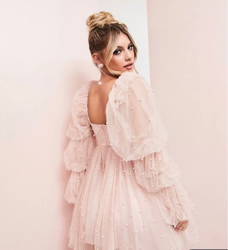 ASOS LUXE tulle baby doll dress with pearl embellishment in peach is the perfect dress for a wedding shower! Grab this stunning baby pink dress for your wedding shower today! #bridalshowerdress #floralbridalshoweroutfit #2023wedding #2023bridetobe #weddingoutfits #springdresses #springwedding #bride #weddingoutfit #instabride #weddinginspo #lovelybride #bridalfashion #stylemepretty #instabride {if you purchase from my recommendation, I make a commission at no cost to you}

#LTKFind #LTKstyletip #LTKwedding