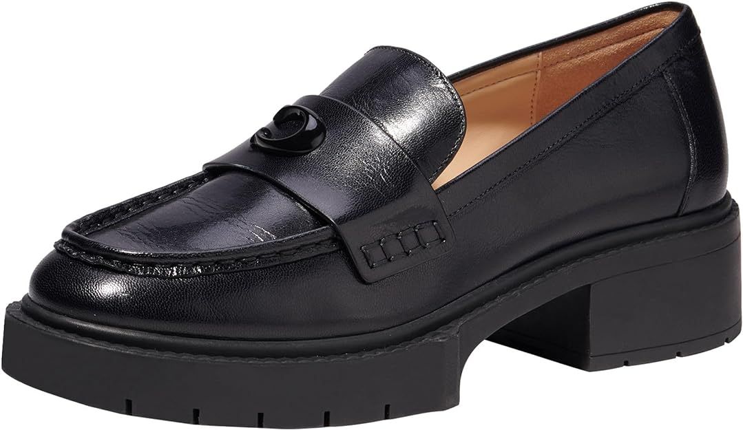 COACH Women's Leah Leather Loafer | Amazon (US)