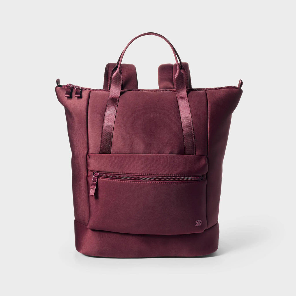 All In Motion Softside Laptop Tote Backpack - Maroon | REBEL (formerly Rebelstork)
