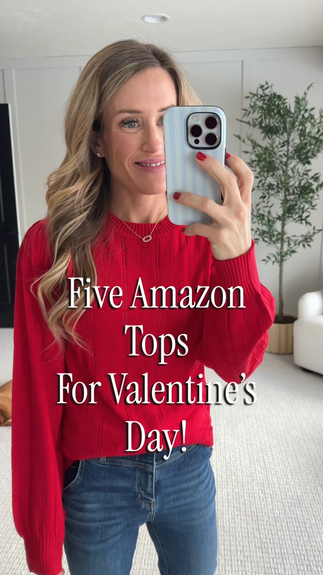 Amazon tops for valentines day
Red sweater
Pink sweater
Midwest mom 

#LTKmomlife #LTKootd