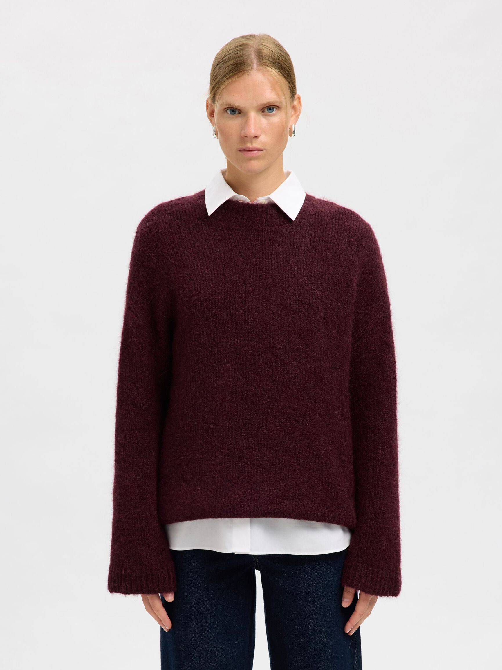 WOOL BLEND  PULLOVER | Selected