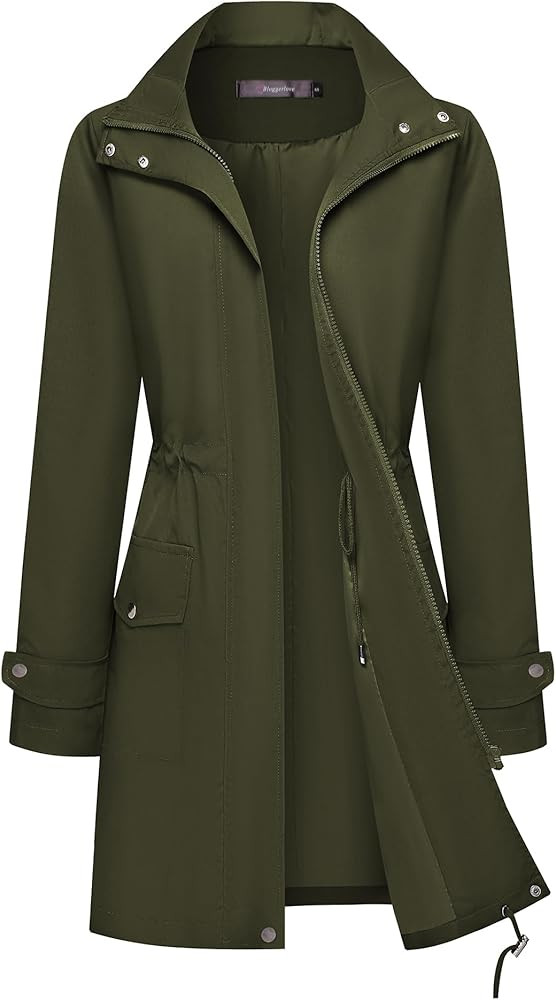 Bloggerlove Rain Jacket for Women Waterproof with Hood Trech Coat for Women Lightweight Raincoats... | Amazon (US)