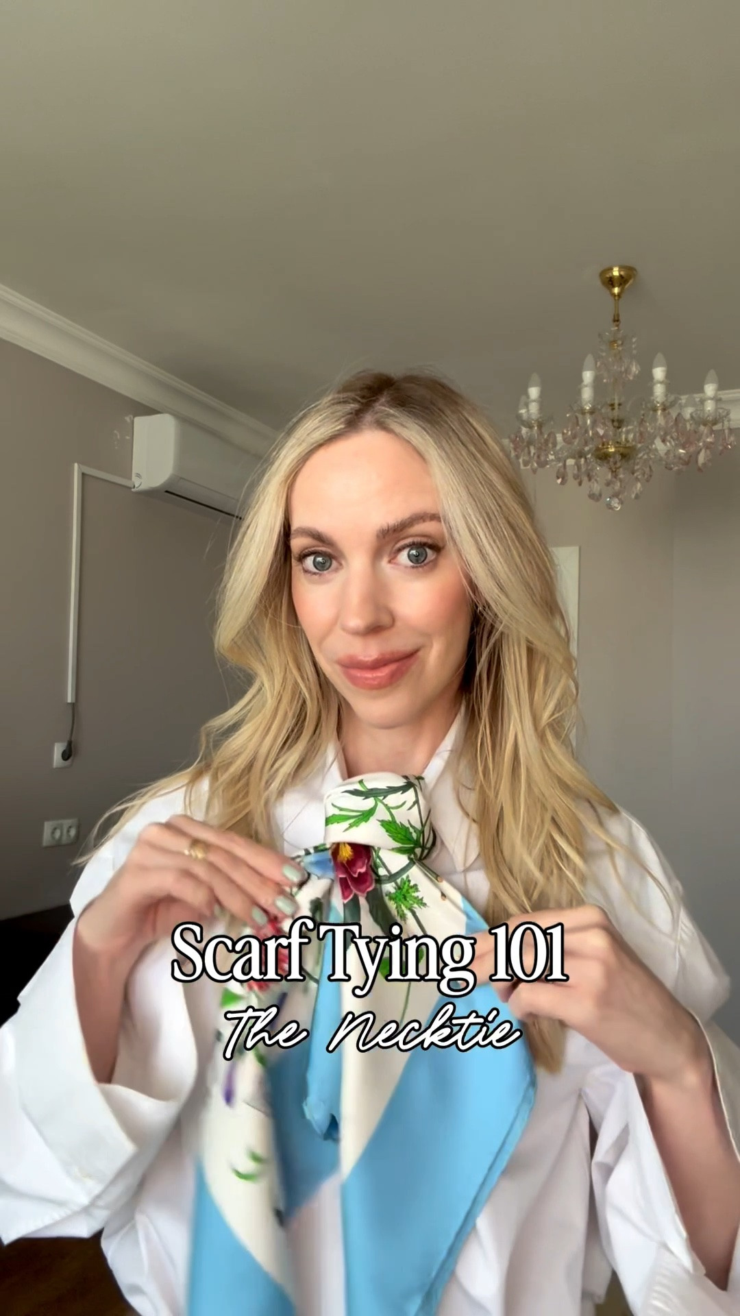 Silk scarf tying, scarf tutorial, silk scarf outfits, spring workwear

#LTKgrwm #LTKWorkwear #LTKOver40