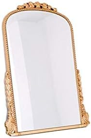 Makeup Mirrors-AoYanQi Princess Makeup Mirror, Retro Sculpture Lace Floor Mirror Girl Bedroom Des... | Amazon (US)