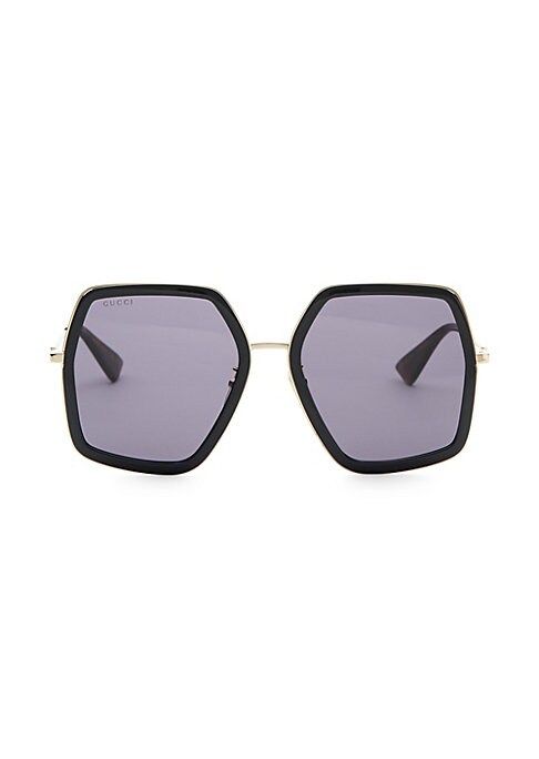 56MM Geometric Sunglasses | Saks Fifth Avenue