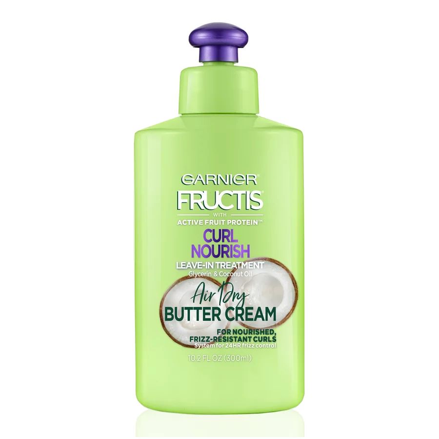 Garnier Fructis Curl Nourish Leave-in Conditioner with Coconut Oil, 10.2 fl oz | Walmart (US)