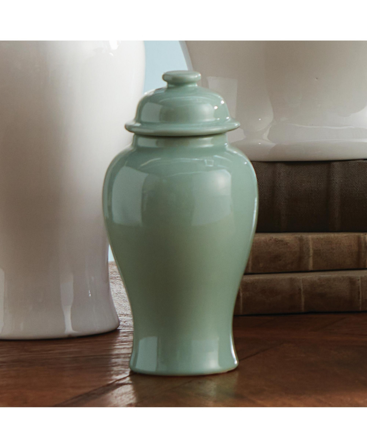 Koa Lidded Mini Ginger Jar Small - Green | Macy's