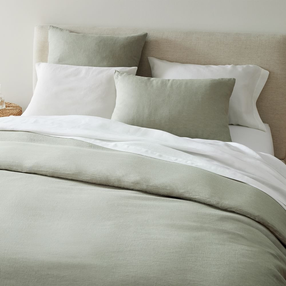 European Flax Linen Duvet Cover & Shams | West Elm (US)
