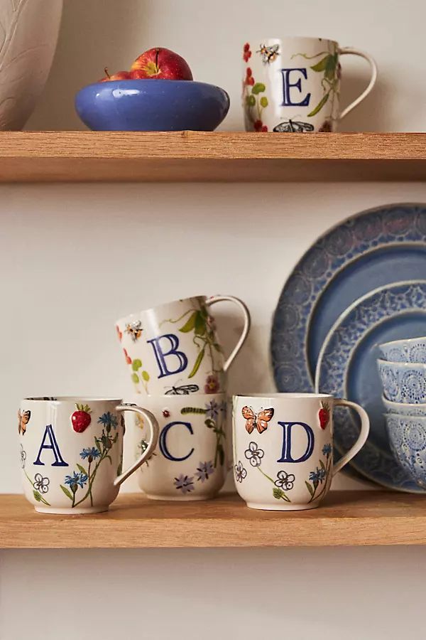 Monarch Monogram Mug By Anthropologie in Alphabet Size Q | Anthropologie (US)