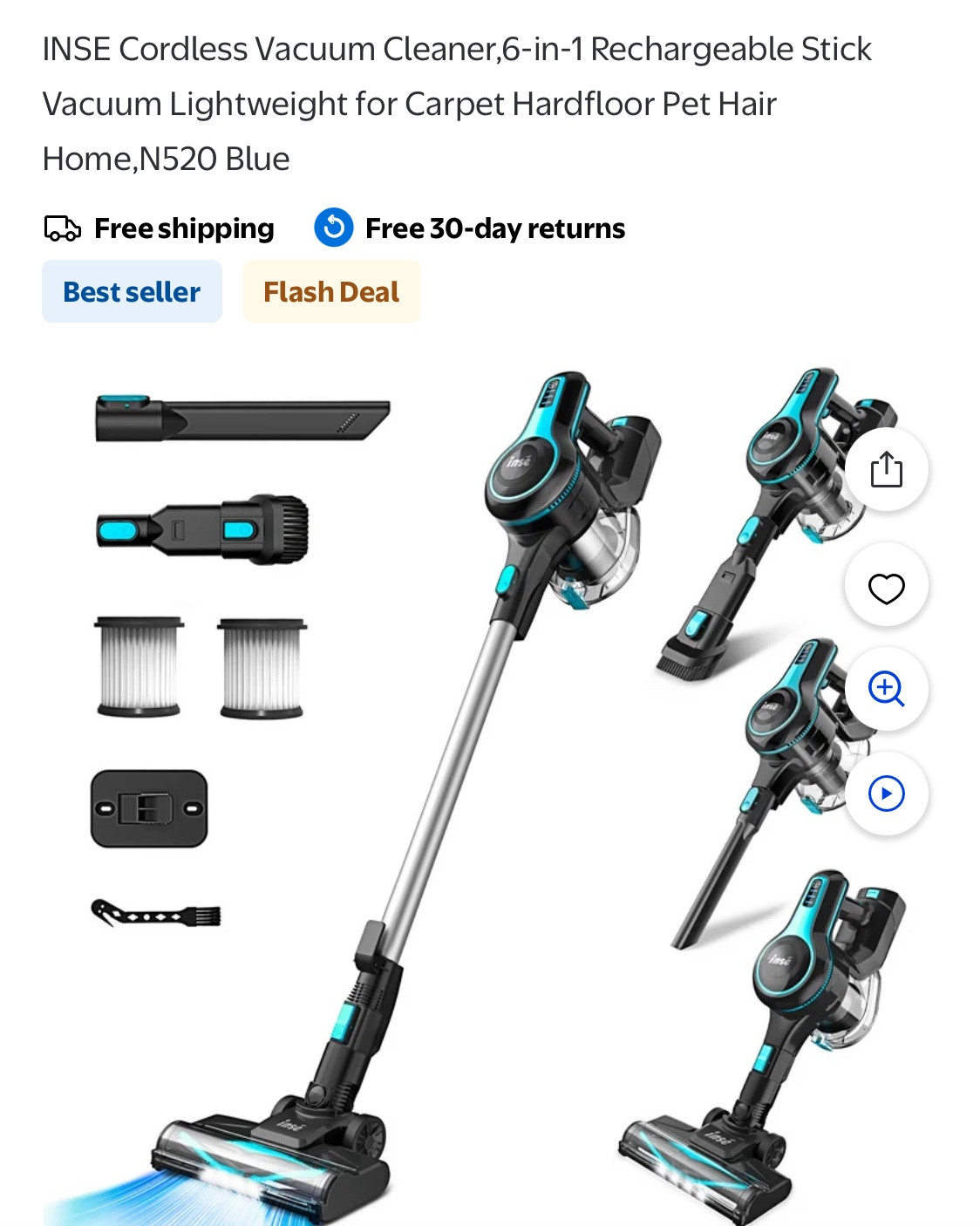 How is this cordless vacuum so inexpensive at only $64! It’s a Walmart FLASH SALE! Hurry and add to cart!🛒  The sale is almost over! 


#LTKHome #LTKFamily #LTKSaleAlert