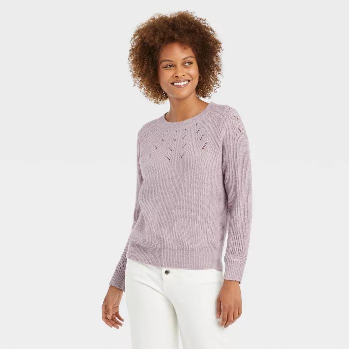 Women's Crewneck Pullover Sweater - Knox Rose™ | Target