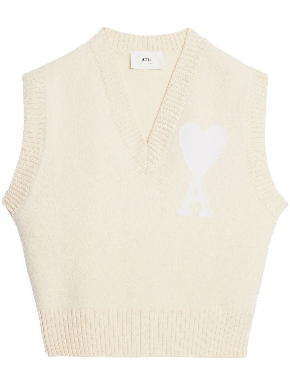 logo-intarsia knitted vest | Farfetch Global