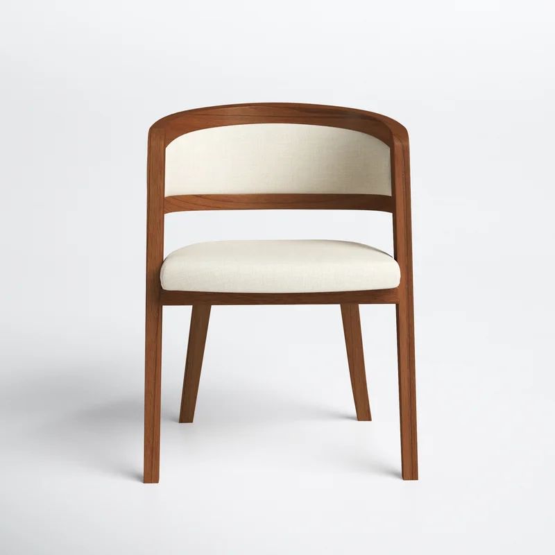 Marc Linen Upholstered Arm Chair in Off White/Brown | Wayfair North America