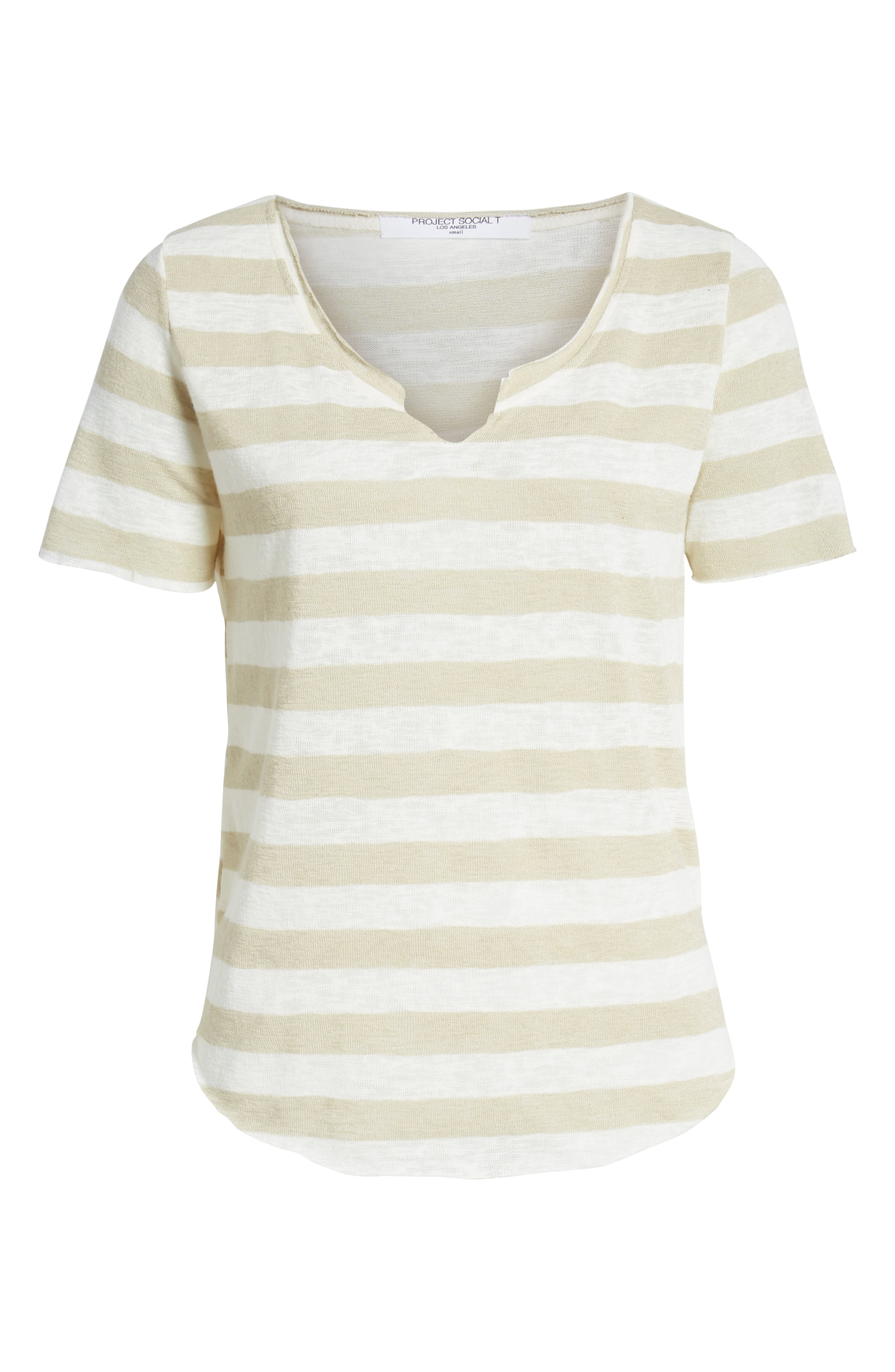 Suzie Stripe Shirttail Tee | Nordstrom