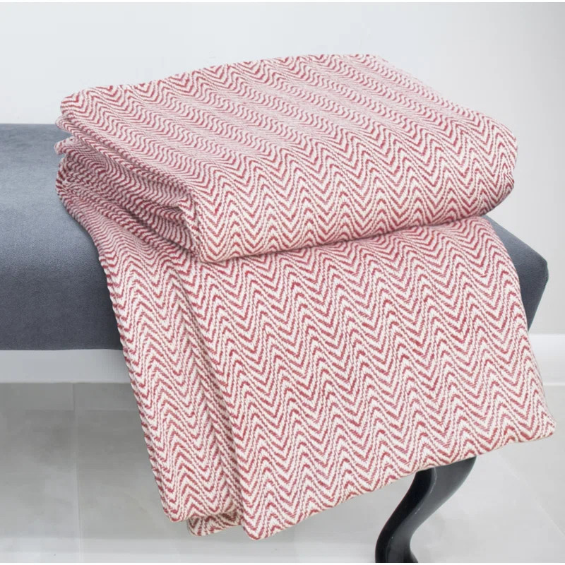Chevron Cotton Blanket | Wayfair North America