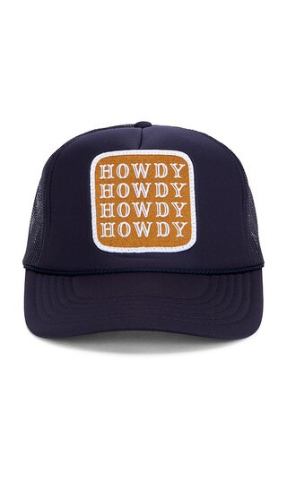 Howdy Trucker Hat in Navy | Revolve Clothing (Global)