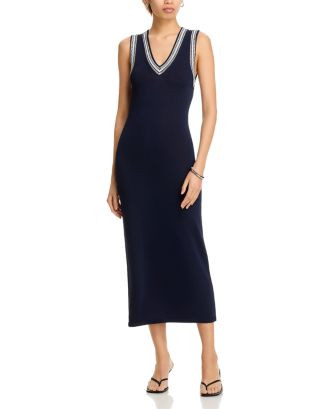 FRENCH CONNECTION Sage Knitted Trim Dress  | Bloomingdale's Women | Bloomingdale's (US)