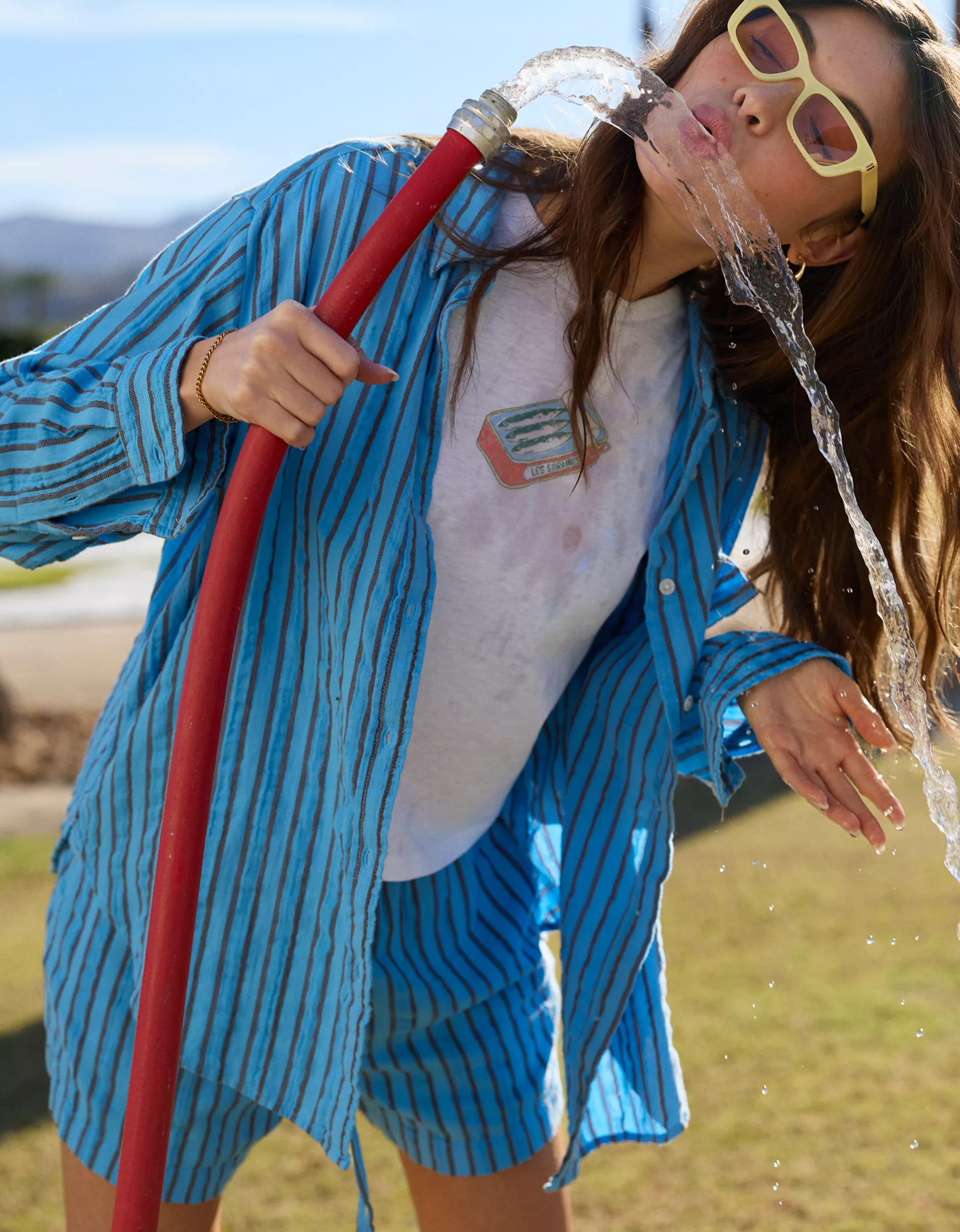 Aerie Day-Off Cover Up Shirt | Aerie