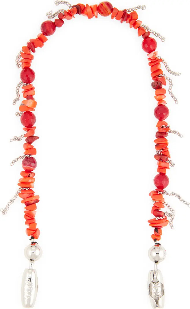 Turquoise & Chain Fringe Wrist Strap For IPhone Case | Nordstrom