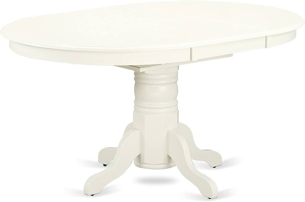 East West Furniture AVT-LWH-TP Avon Dining Room Table - an Oval kitchen Table Top with Butterfly ... | Amazon (US)
