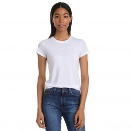 Fitted Crew - Marcy - White | Mott & Bow