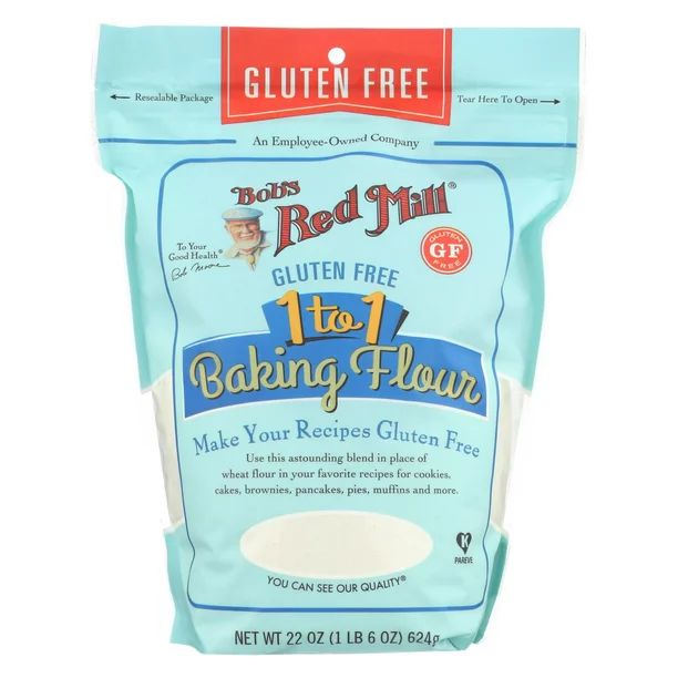Bob's Red Mill Gluten Free 1 to 1 Baking Flour, 22 oz Bag - Walmart.com | Walmart (US)