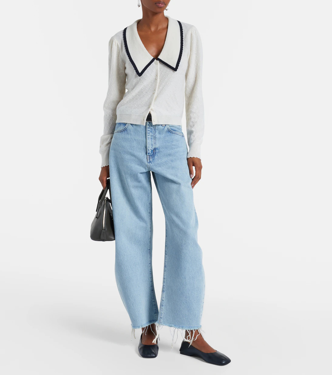 Bubble Crop high-rise barrel-leg jeans | Mytheresa (UK)