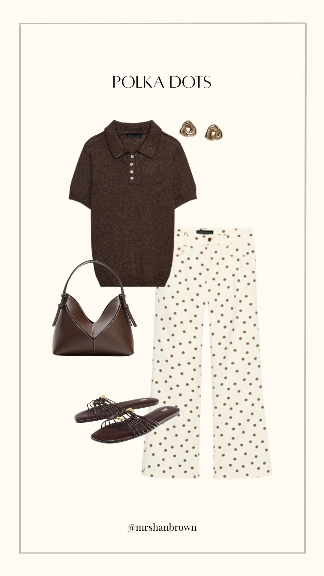 Obsessed with this whole outfit!! 🤎🤍

Polka dots, denim, chocolate brown, sandals, spring outfit, transitional outfit 

#LTKstyletip #LTKspring #LTKuk