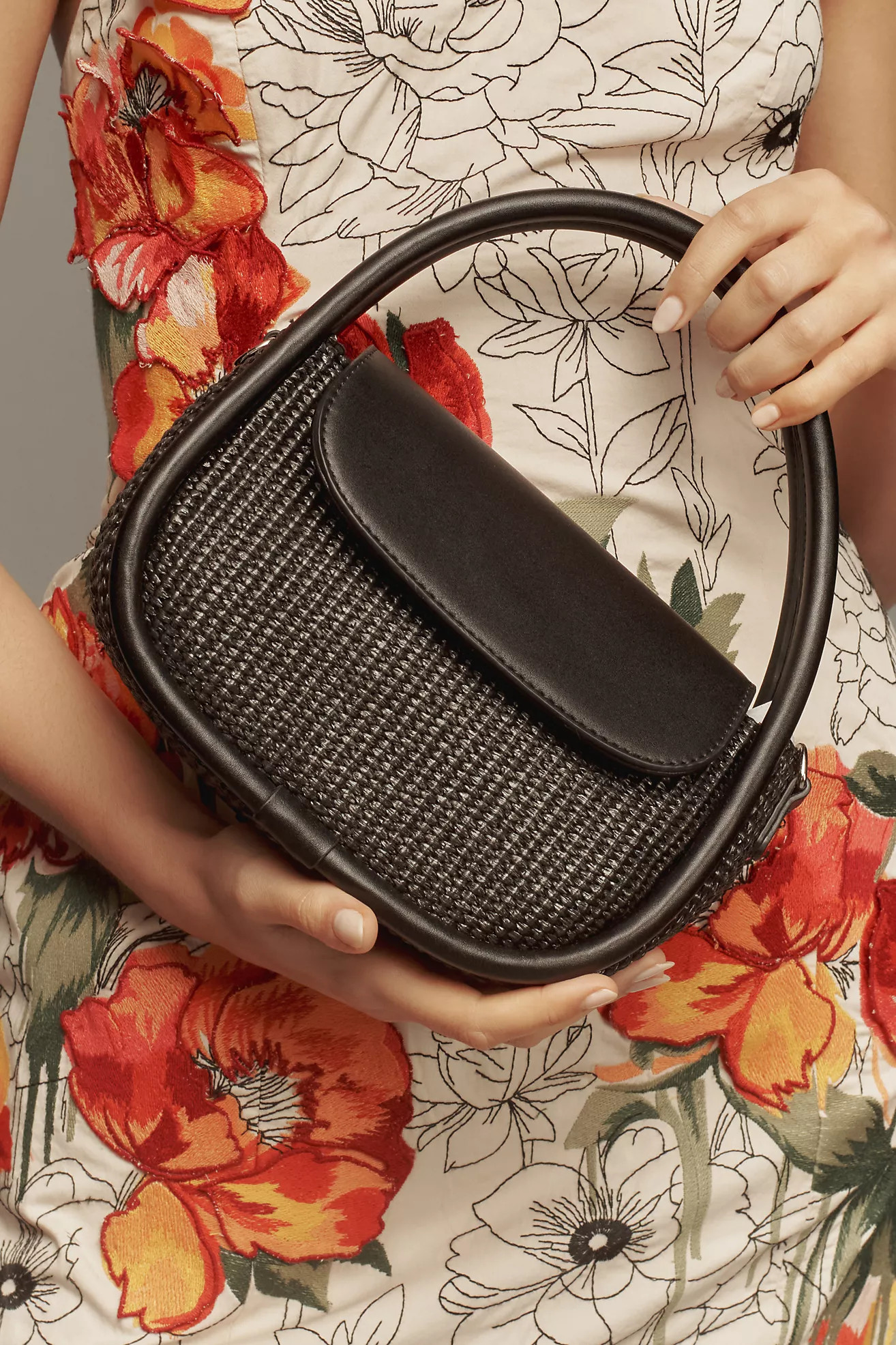 Day to Night Raffia Handbag | Anthropologie (US)