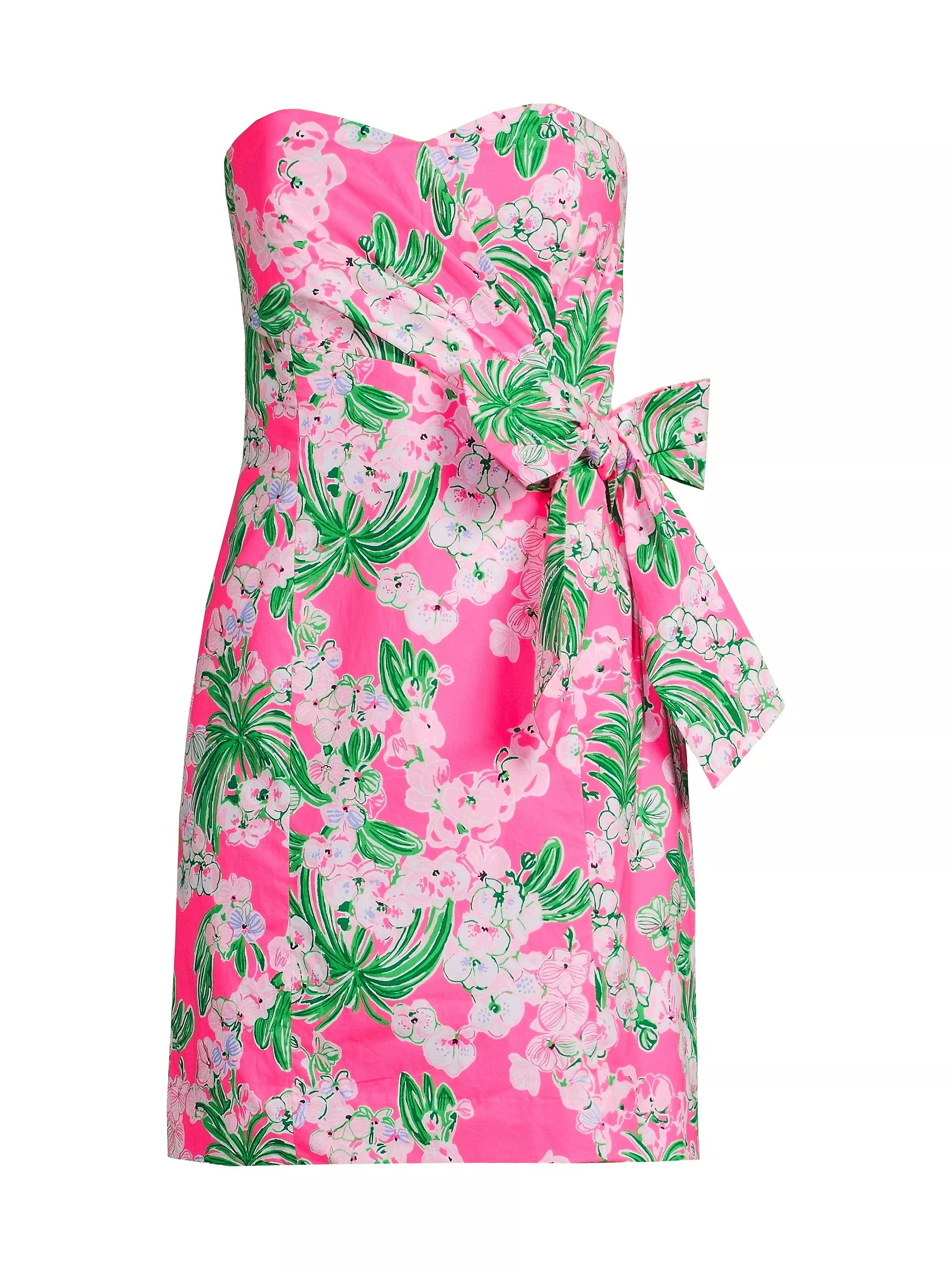 Stela Floral Stretch Cotton Minidress | Saks Fifth Avenue