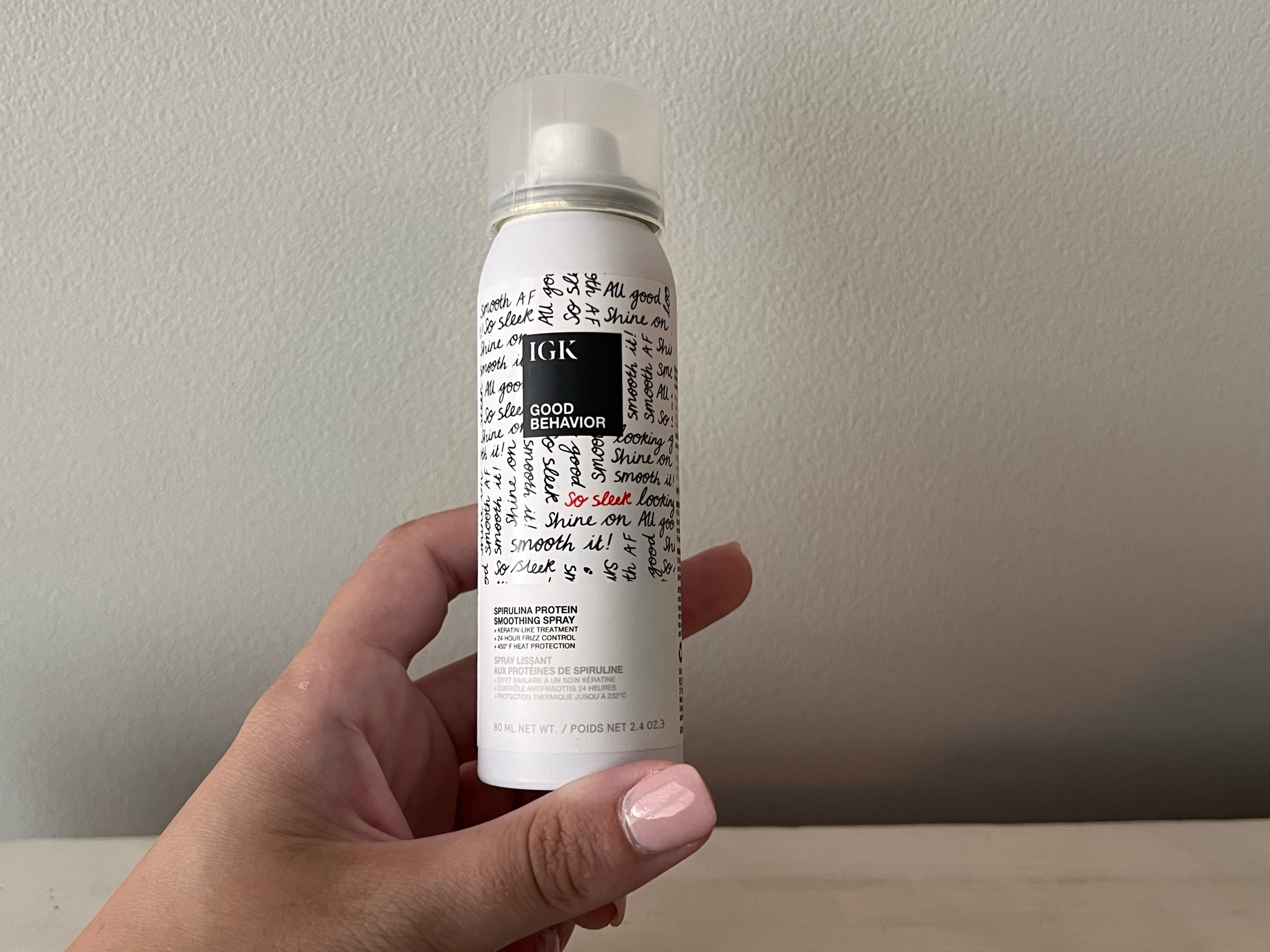 IGK Good Behavior-helps with smooth and frizz. Also smells so good! 

#LTKGiftGuide