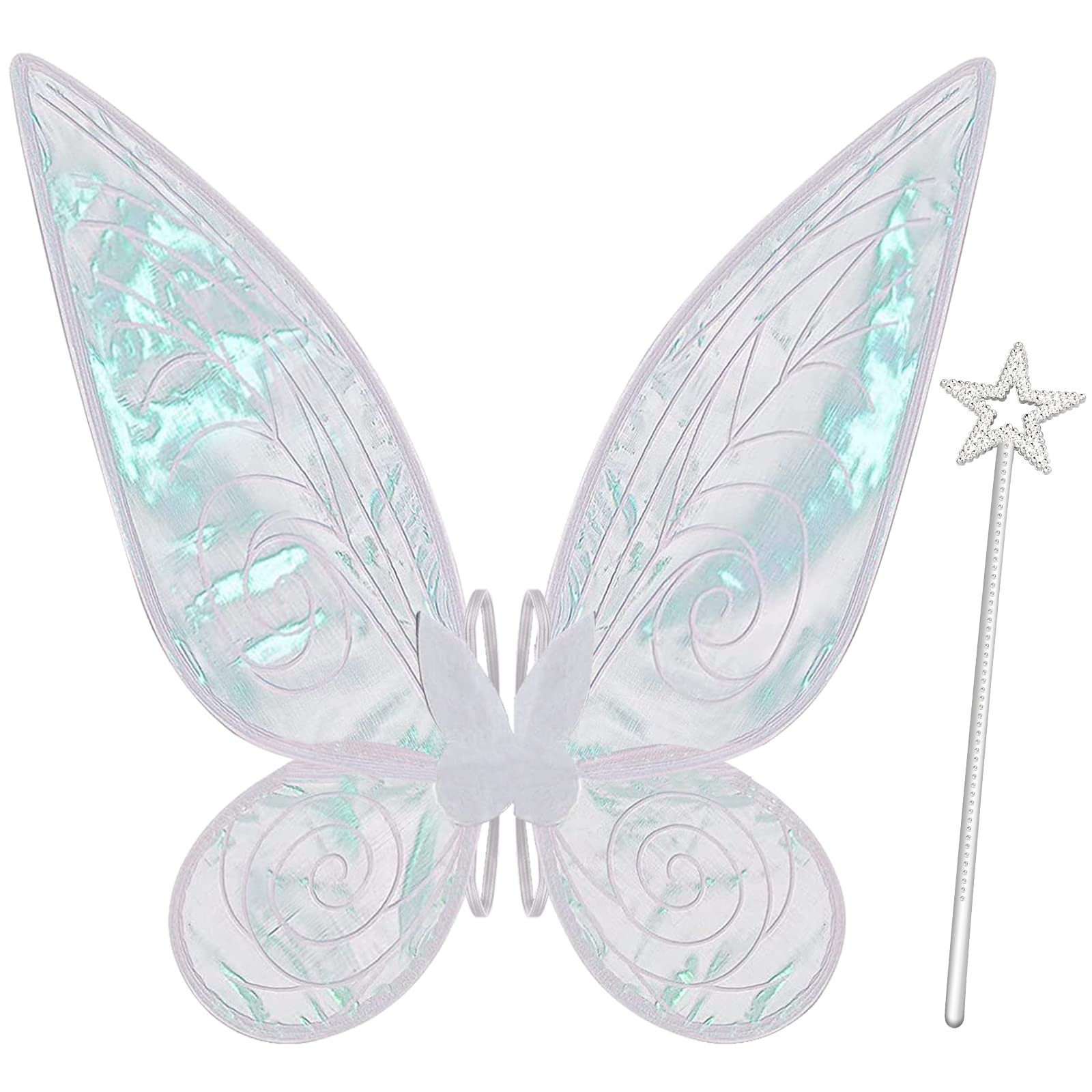 quescu Fairy Wings for Adults,Butterfly Wings for Girls,Angel Wings,Fairy Costume for Women Hallo... | Amazon (US)