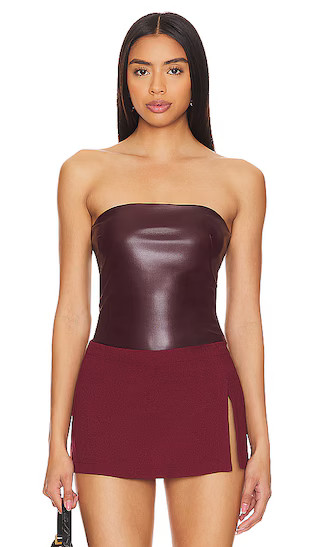 Callie Tube Top in Russet | Revolve Clothing (Global)