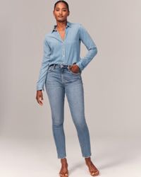 Curve Love High Rise Skinny Jean | Abercrombie & Fitch (US)