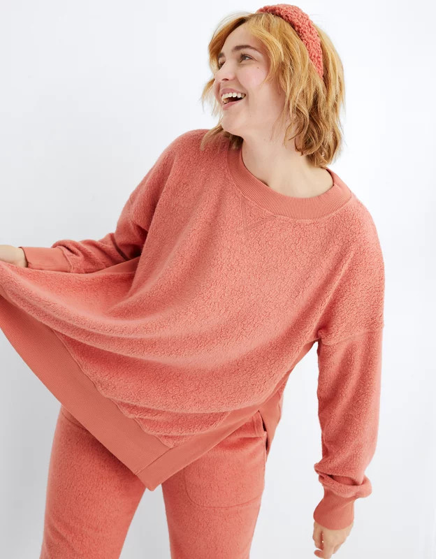 Aerie Cozy Good Vibes Sweatshirt | American Eagle Outfitters (US & CA)